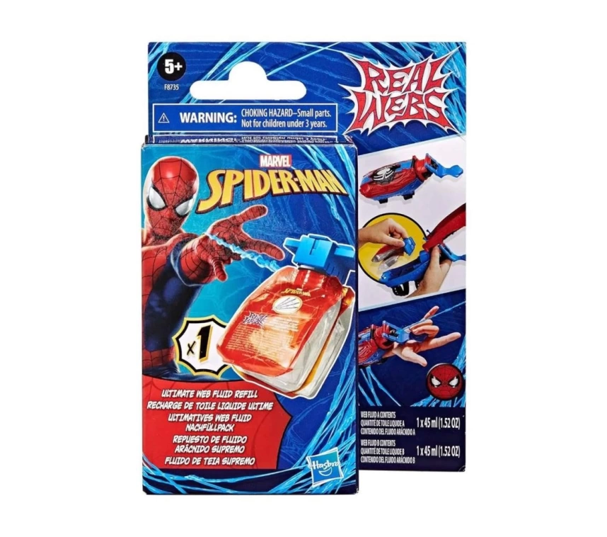 Nessiworld F8735 Spider-Man Ağ Ve Su Fırlatıcı Yedek Paket +3 yaş