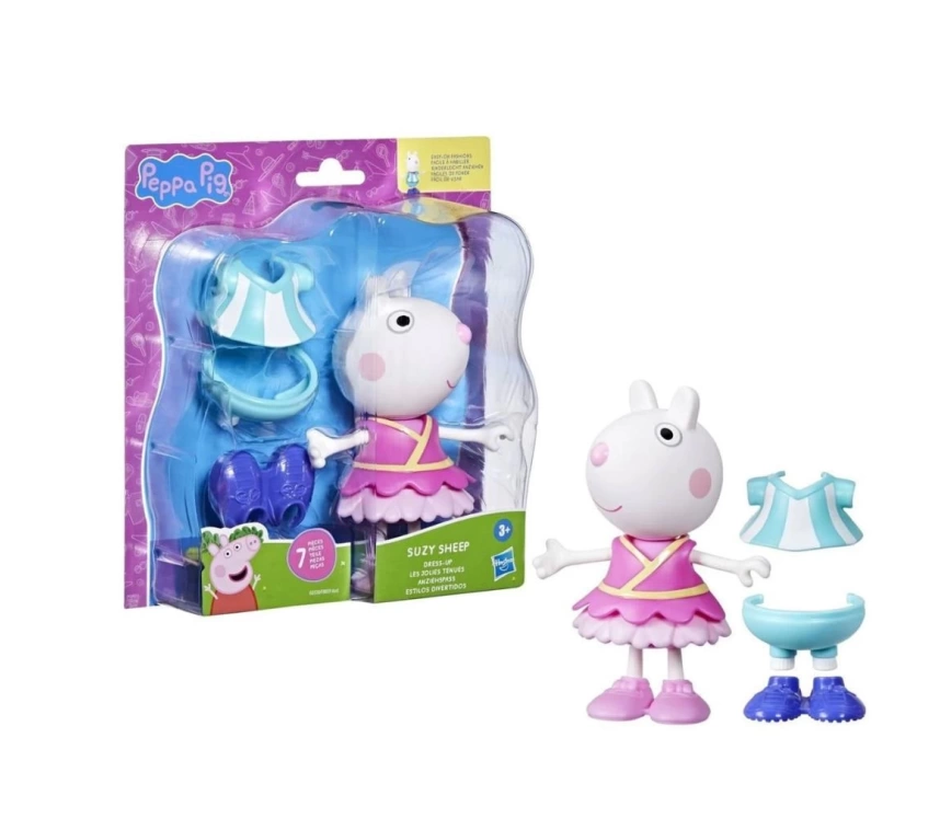 Nessiworld F8859 Peppa Pig ve Ailesi Kıyafetli Figür Seti +3 yaş