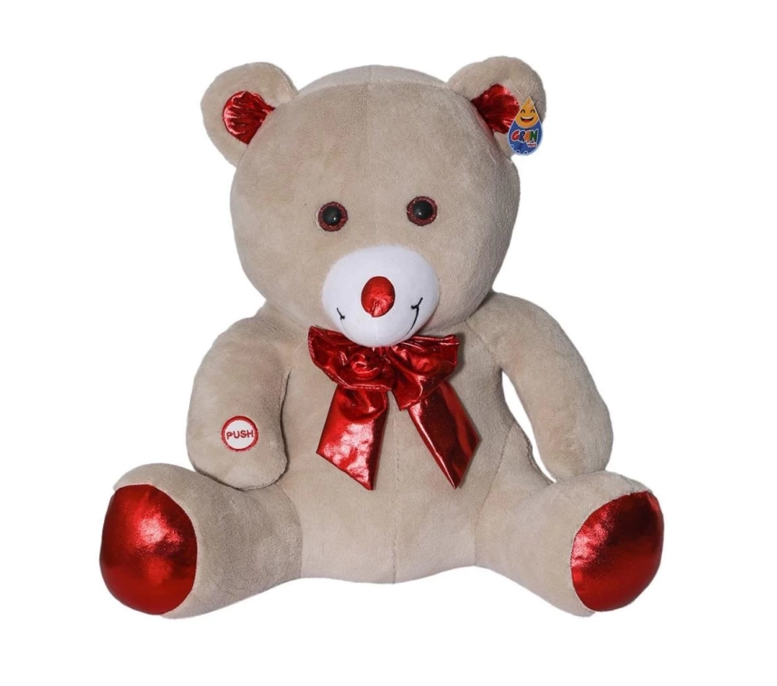 Nessiworld FK-2308 SESLİ PAPYONLU HİJYEN AYI 50CM