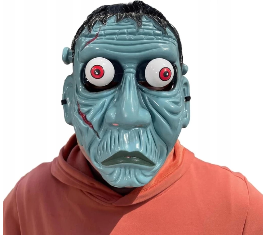 Nessiworld Frankenstein Temalı Sallanan Oynar Gözlü Maske
