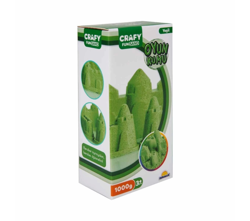 Nessiworld Fun Dough Kinetik Kum 1000 g Yeşil