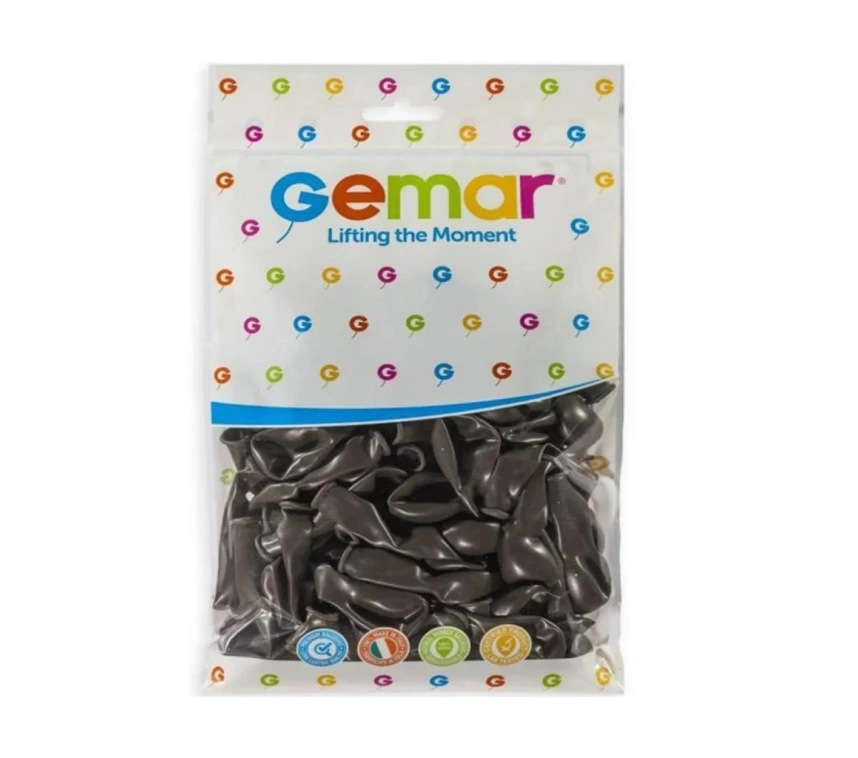 Nessiworld G-90-14 Balon siyah 100 Adet -Dinamik Oyuncak