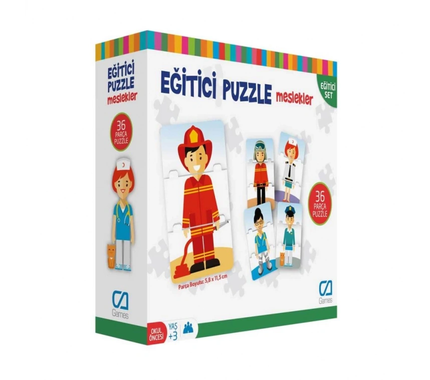 Nessiworld  Games Eğitici Puzzle Meslekler 36 Parça 5030