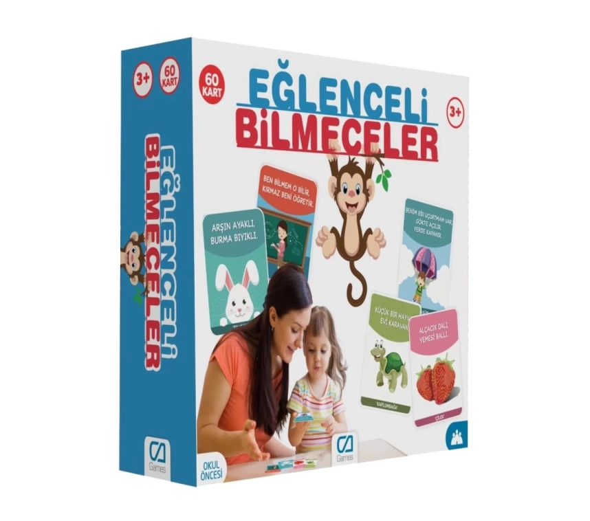 Nessiworld Games Eğlenceli Bilmeceler 60 Kart 5103