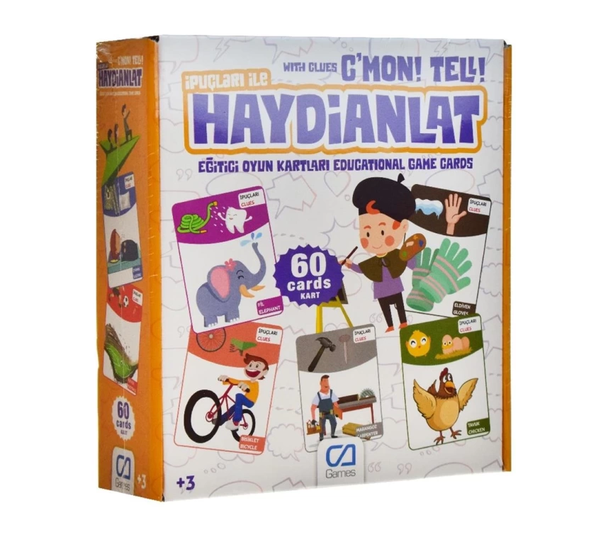 Nessiworld  Games Haydi Anlat Eğitici Oyun Kartları 60 Kart 5080