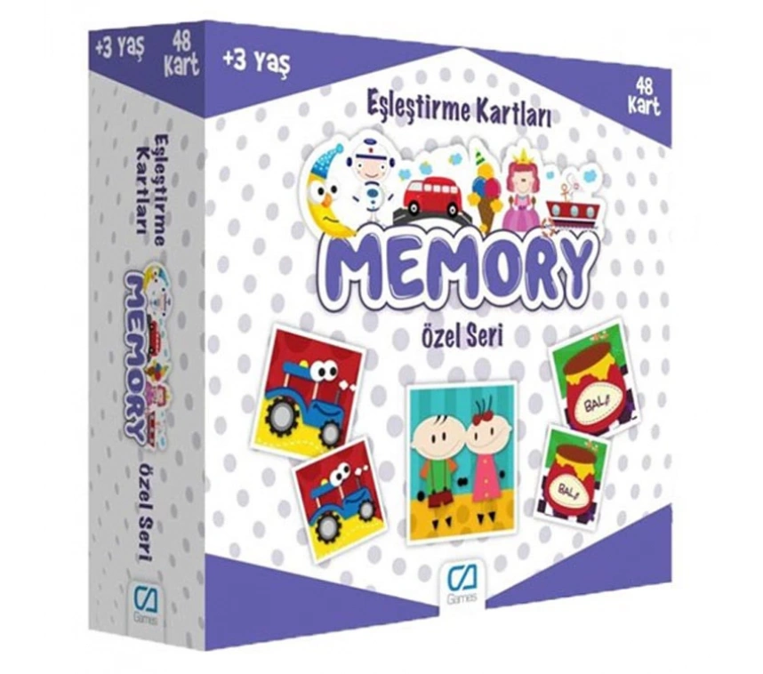 Nessiworld  Games Memory Eşleştirme Kartları Özel Seri 48 Kart 5039