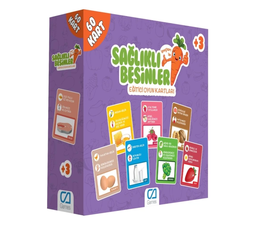 Nessiworld  Games Sağlıklı Besinler 60 Kart 5106