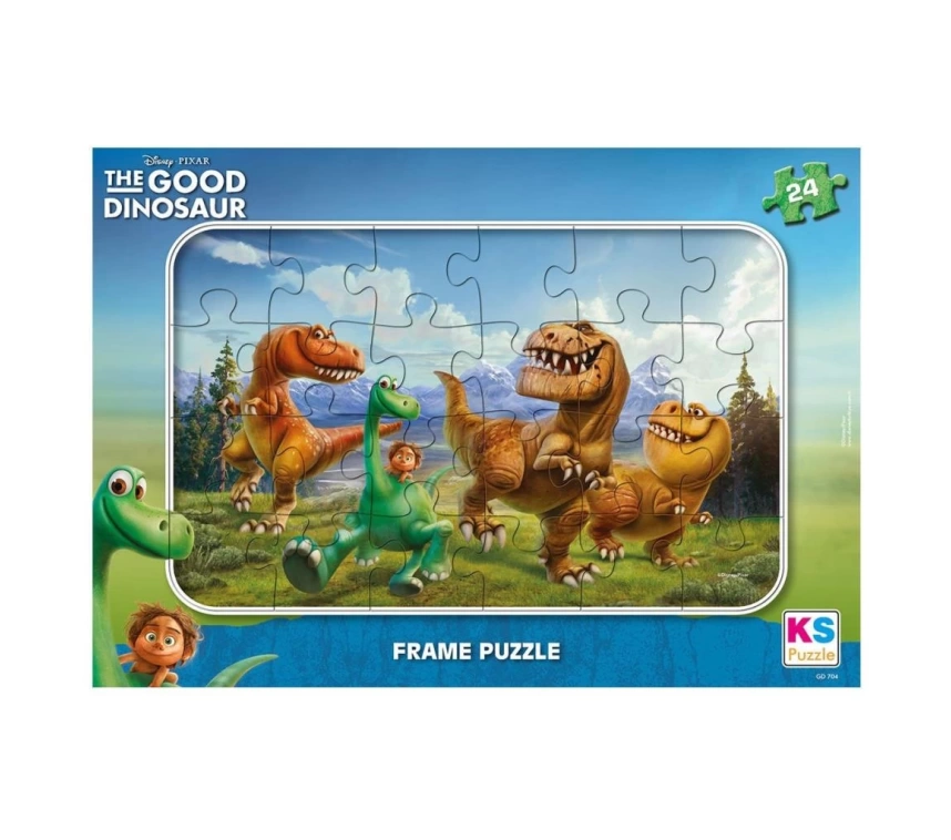 Nessiworld GD 704 The Good Dinosaur Frame Puzzle 24 Parça