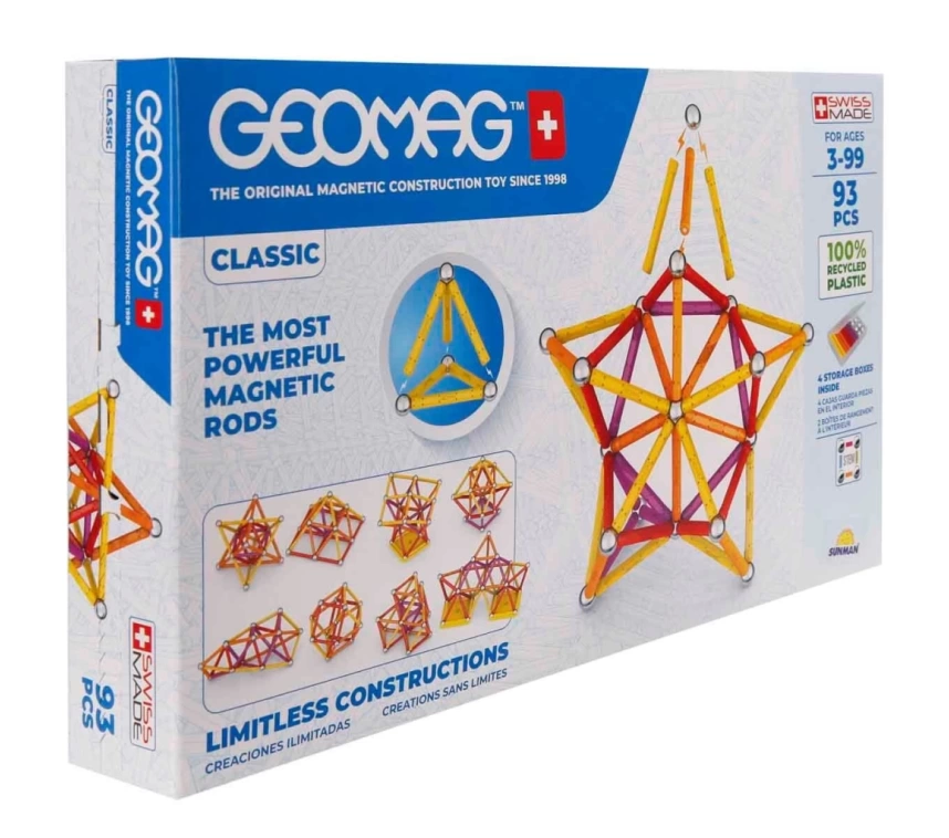 Nessiworld Geomag Classic Manyetik Zeka Oyunu 93 Parça S00000273