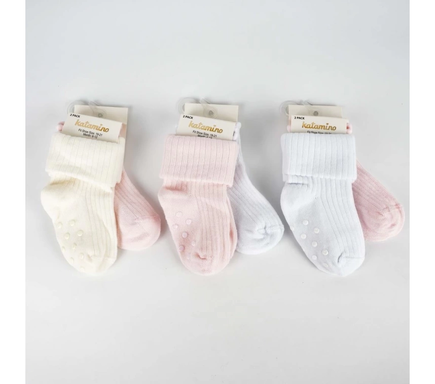 Nessiworld Ginny 2li Absli Kız Bebek Soket Çorap K44109 Asorti