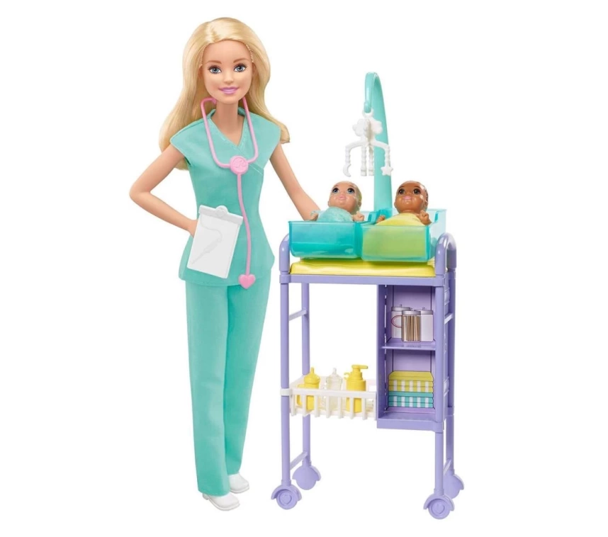 Nessiworld GKH23 Barbie Bebek Doktoru - Sarışın