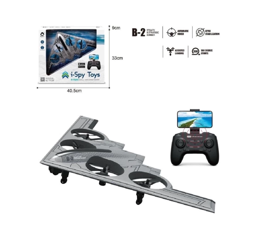 Nessiworld GL-777-275 Uzaktan Kumandalı Full Fonksiyon 2.4G Şarjlı Kameralı Quadcopter İha
