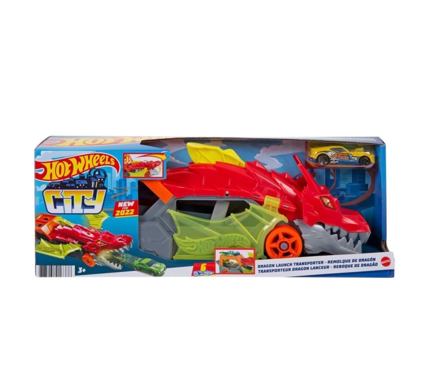 Nessiworld GTK42 Hot Wheels Fırlatıcı ve Taşıyıcı Ejderha
