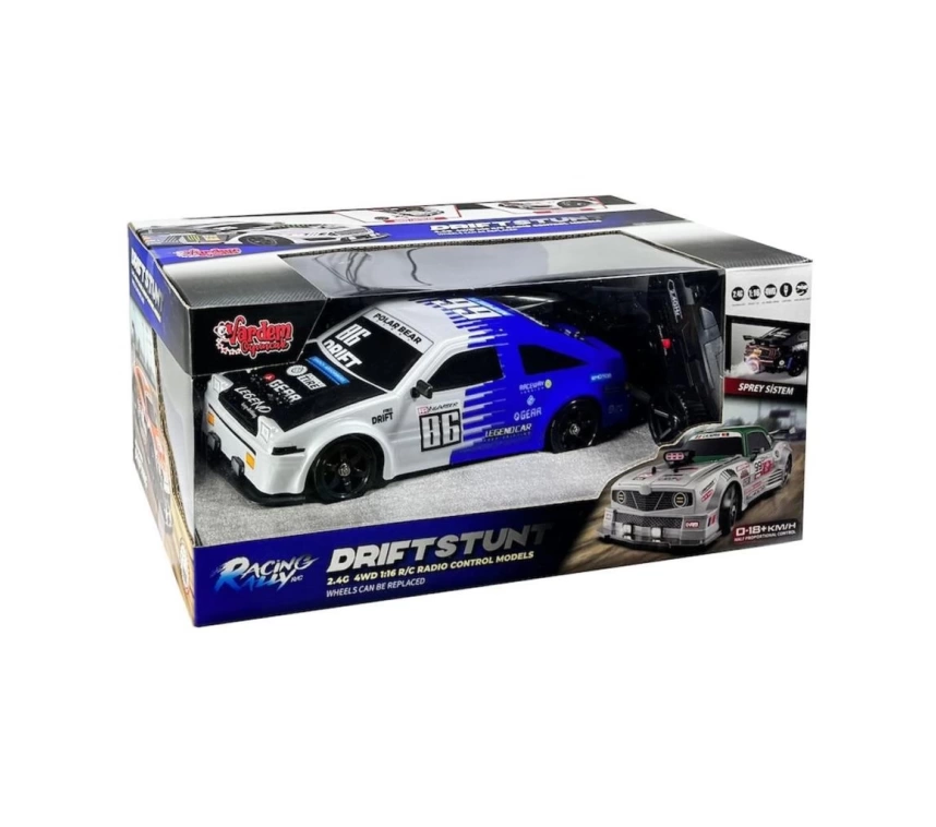 Nessiworld  HB-SC16A07Kumandalı 4x4DriftArabaIşıklıveBuharlı1:16-Vardem