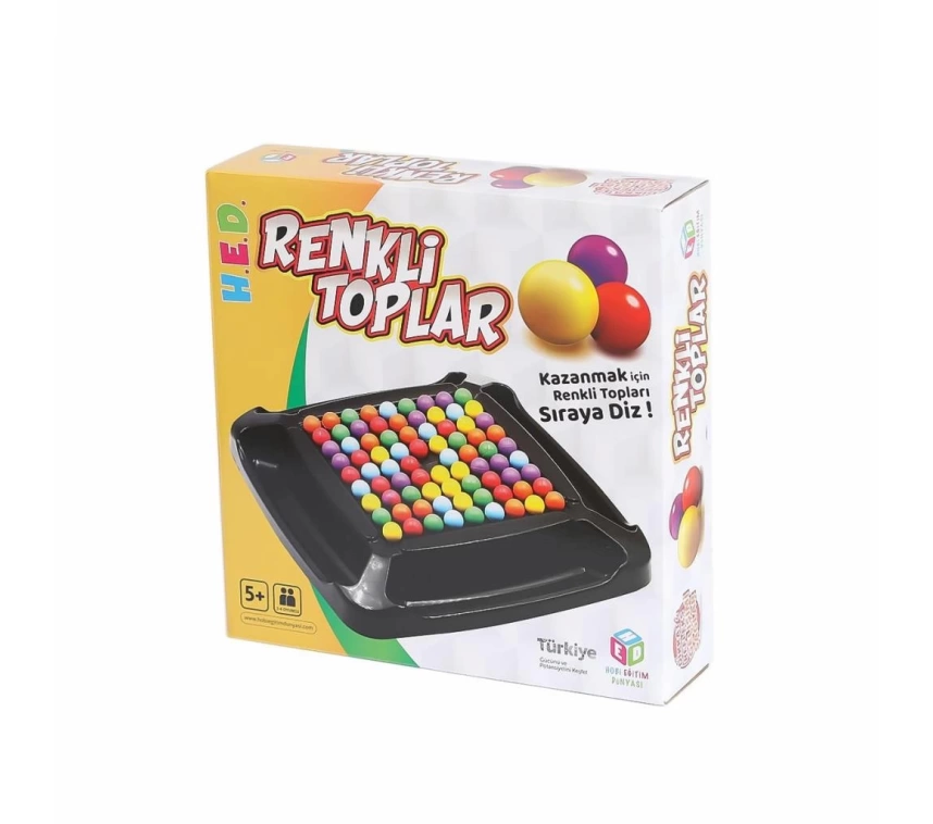 Nessiworld HED 089 Renkli Toplar Kutu Oyunu -Hobi