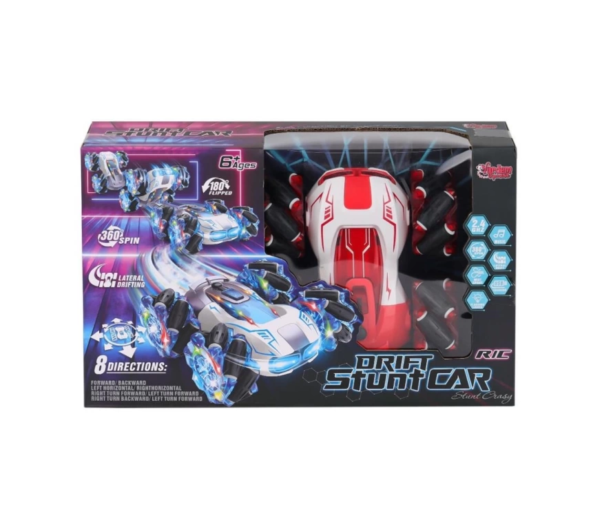 Nessiworld HG4-33 Kumandalı Müzikli Işıklı Drift Stuntu Akrobat Araba -Vardem