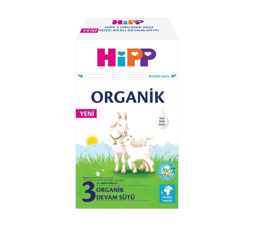 Nessiworld Hipp 3 Organik Keçisütü Bazlı Bebek Devam Sütü 400 Gr