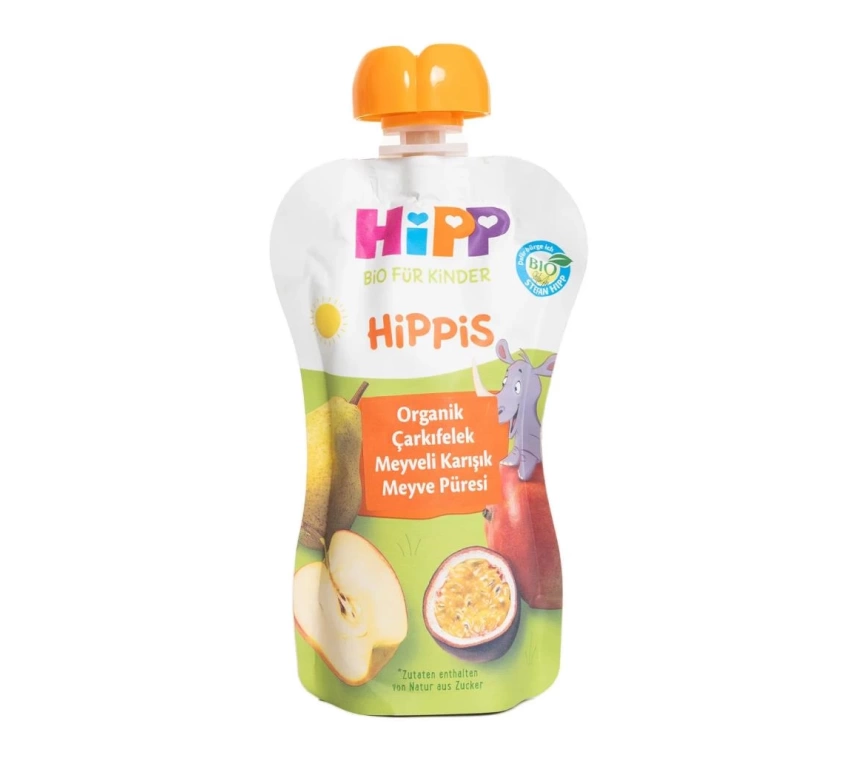 Nessiworld Hipp Organik Çarkıfelek Meyveli Karışık Meyve Püresi 100 Gr