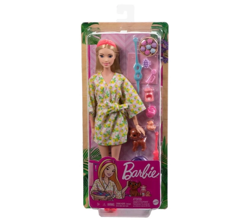 Nessiworld HKT90 Barbie Wellness - Spa Günü Sarışın Bebek