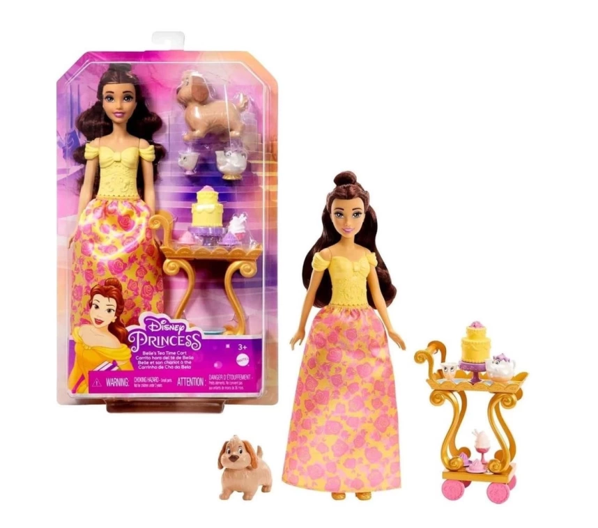 Nessiworld HLW19 Disney Prenses Belle ile Çay Saati Oyun Seti