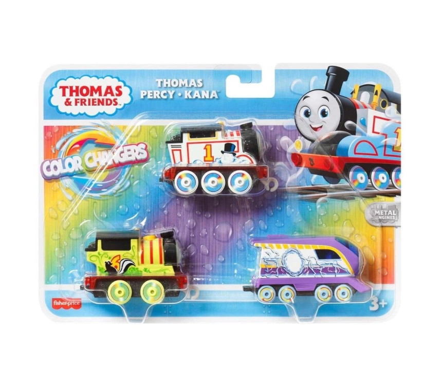 Nessiworld  HNP82 Thomas ve Arkadaşları - Renk Değiştiren Küçük Trenler 3lü Paket