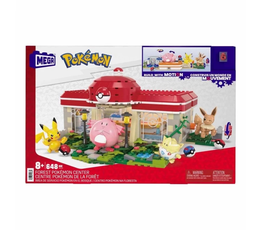 Nessiworld HNT93 MEGA Pokémon™ Pokémon Dinlenme Tesisi 648 parça +8 yaş