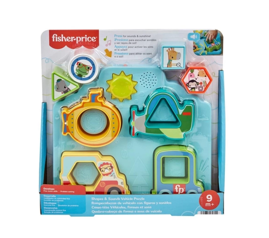 NessiWorld HRP31 Fisher-Price Şekiller ve Sesler Puzzle