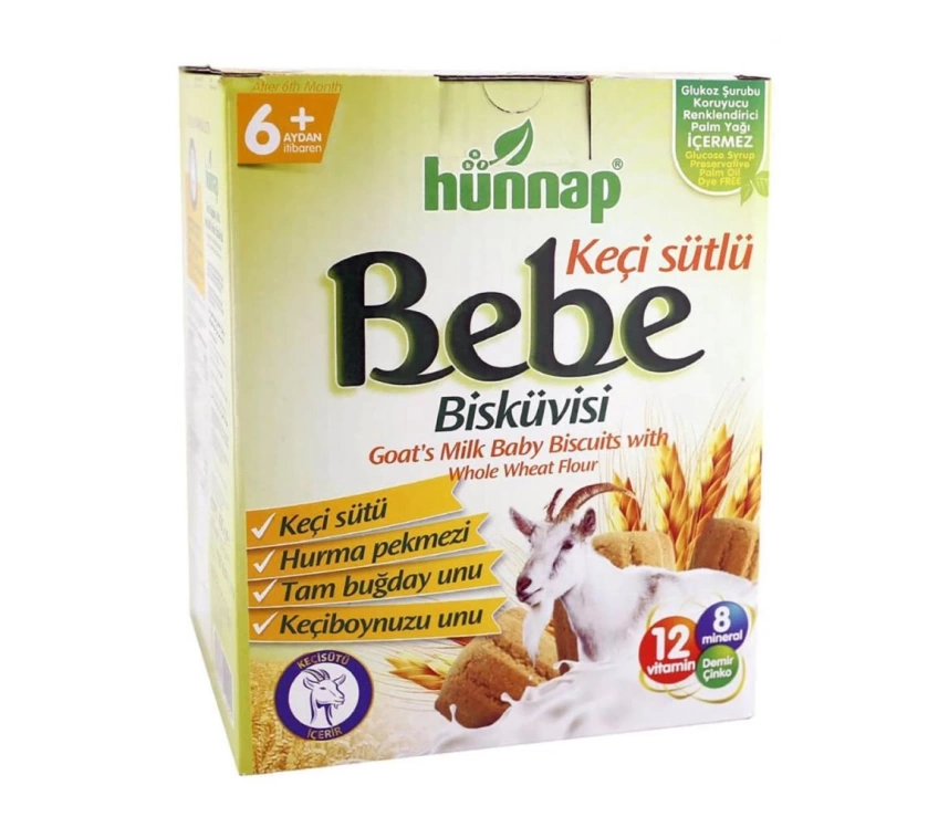 Nessiworld Hünnap Keçisütlü Vitaminli Bebe Bisküvisi 400 Gr
