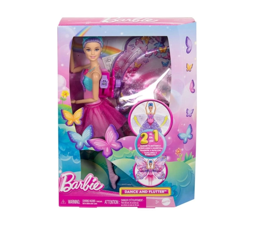 Nessiworld HXJ10 Barbie Kelebek Dansçı Bebek