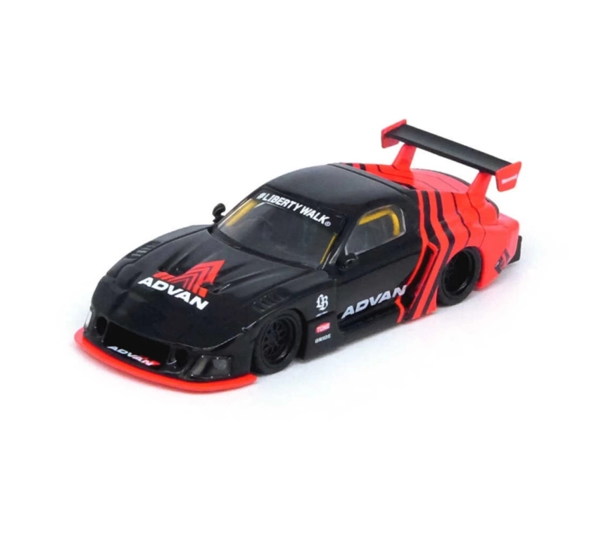 Nessiworld Inno 1/64 LBWK MAZDA RX7 (FD3S) LB-SUPER SILHOUETTE ADVAN LIVERY