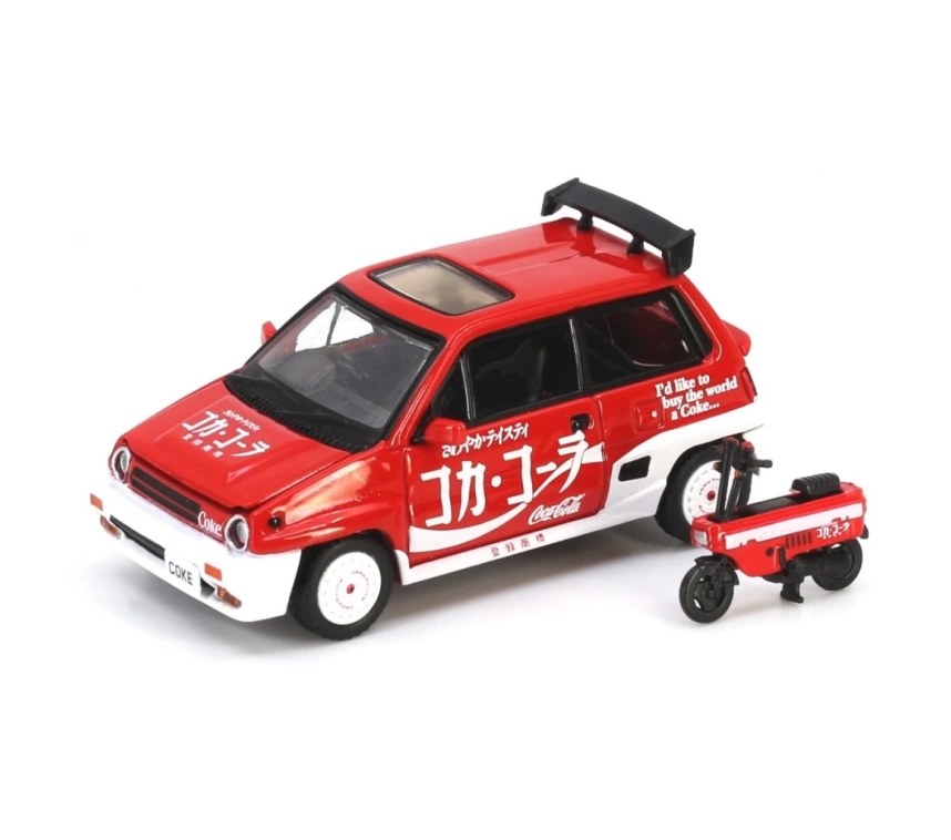 Nessiworld Inno 1:64 Scale Coca-Cola Honda City Turbo ll