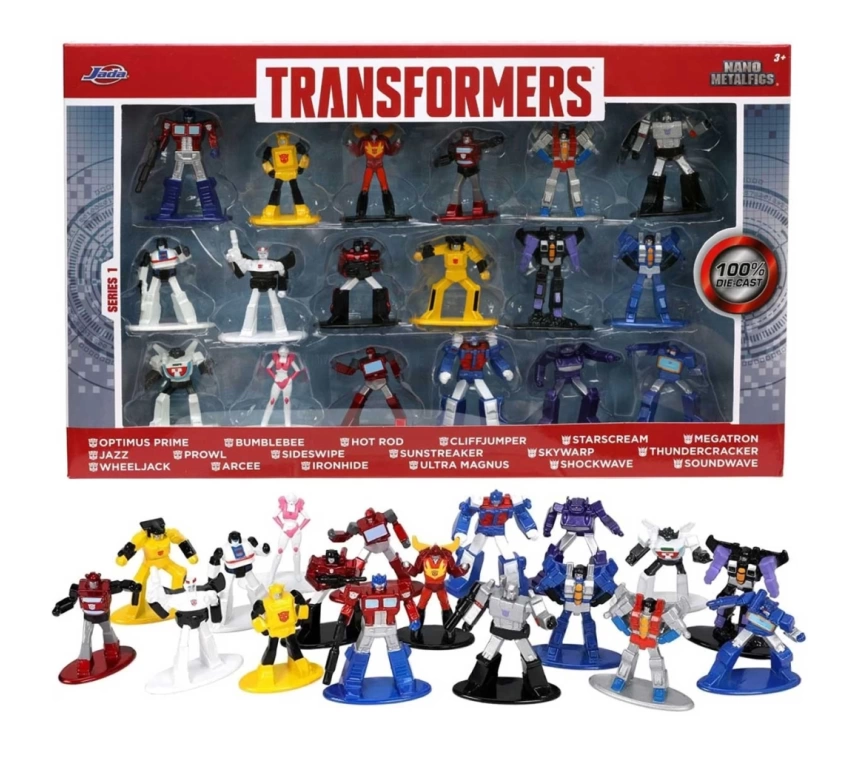 Nessiworld Jada Transformers Nano 18li Metal Figür Seri 1