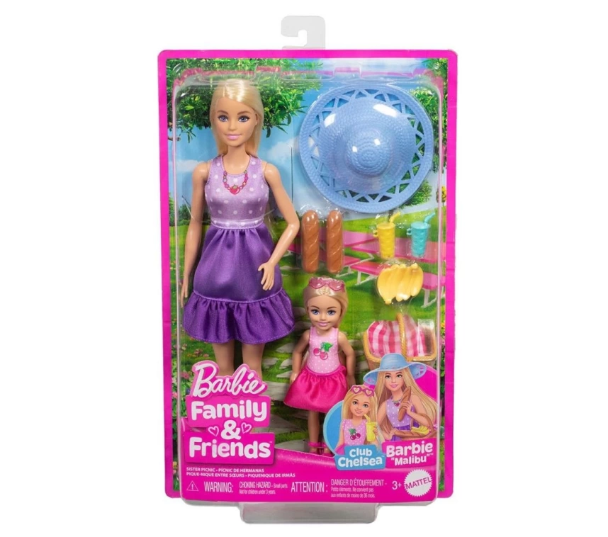 Nessiworld JBF43 Barbie Malibu ve Chelsea ve Aksesuarları