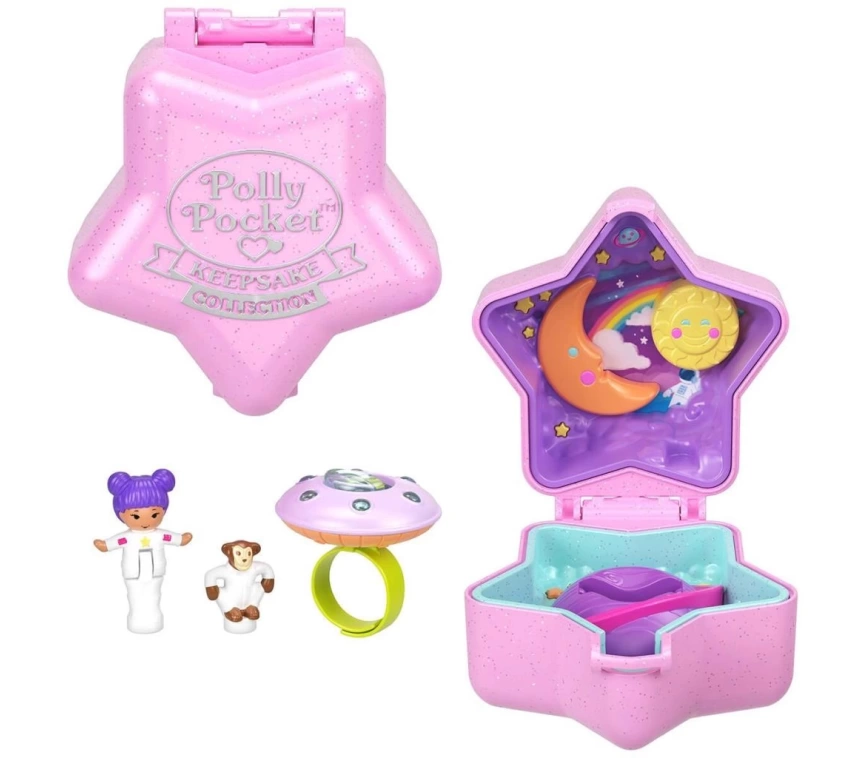Nessiworld JCB24 Polly Pocket Yüzük Kutusu Oyun Seti
