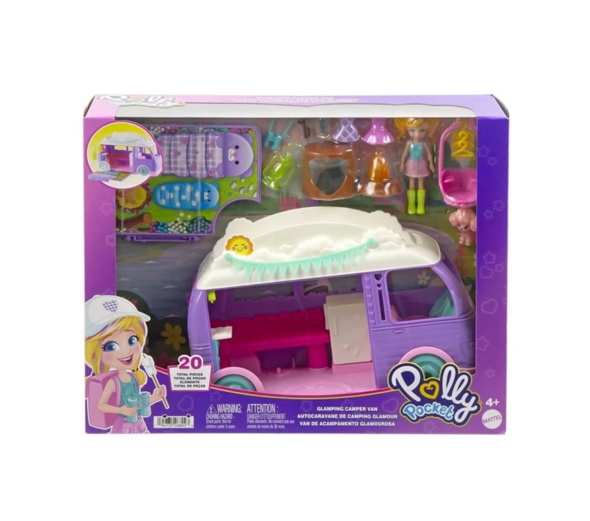 Nessiworld JCC32 Polly Pocket Eğlenceli Karavan Oyun Seti
