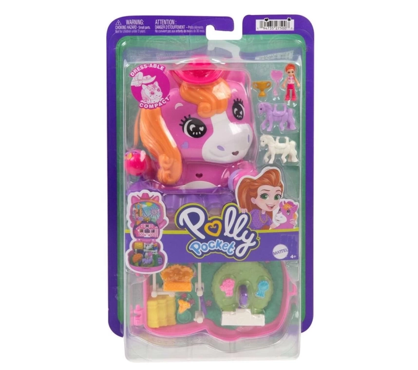 Nessiworld JCR39 Polly Pocket Midilliyle Rodeo Heyecanı Mikro Oyun Seti