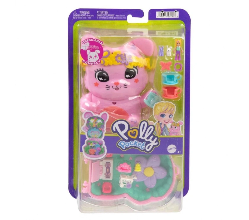 Nessiworld JCR40 Polly Pocket Tavşancığın Çay Partisi Mikro Oyun Seti