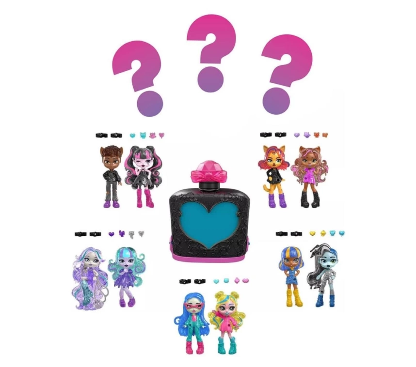 Nessiworld JCY18 Monster High Sürpriz İksiler -  Havalı Arkadaşlar Serisi