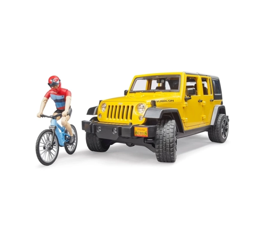 Nessiworld Jeep W. Rubicon & Bisiklet Ve Sürücüsü