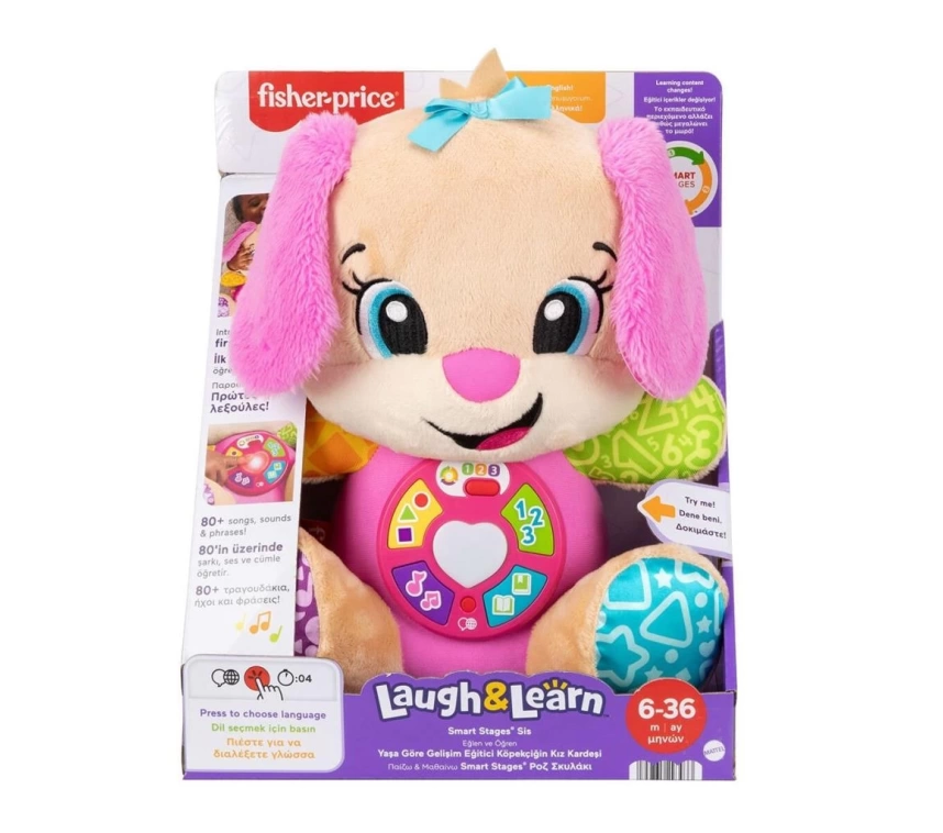 Nessiworld JFD34 Fisher Price Eğtici Köpekçiğin Kız Kardeşi-Yaşa Göre Gelişim