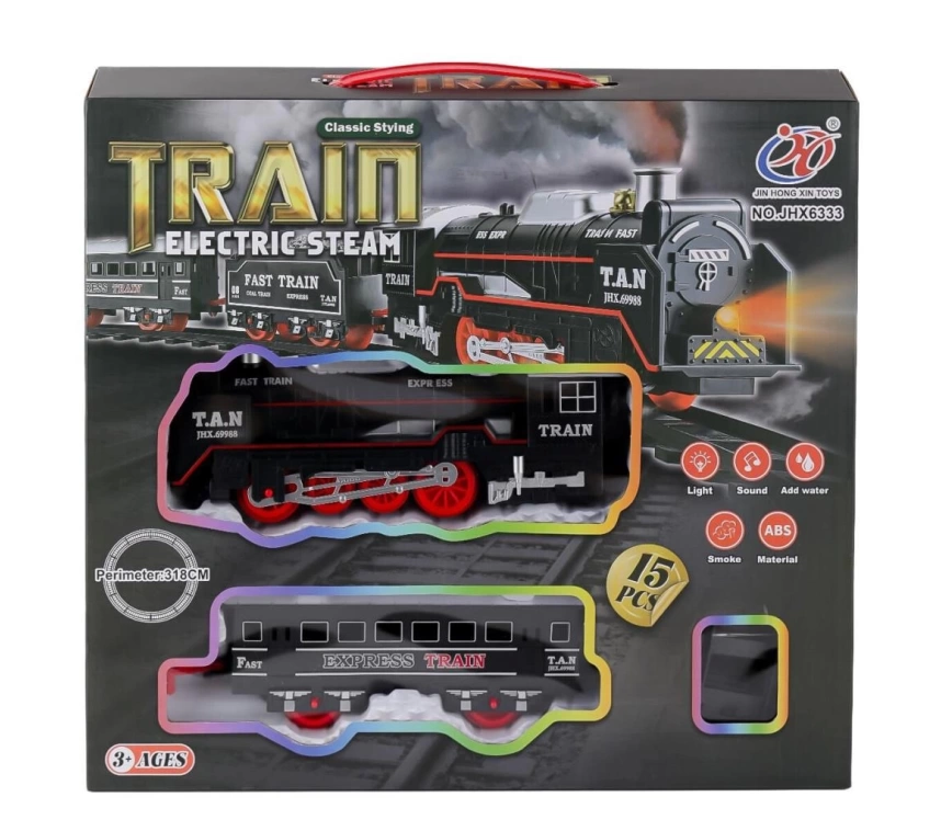 Nessiworld JHX6333 Dumanlı Sesli Işıklı Tren 15 Parça