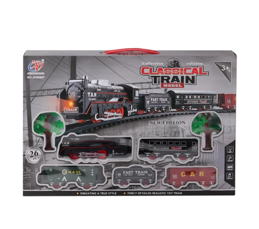 Nessiworld JHX6687 Sesli Işıklı Tren 26 Parça