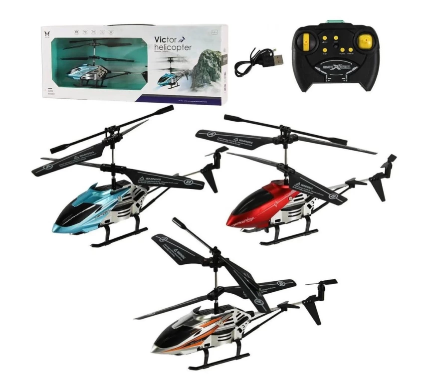 Nessiworld JL801-1 3 Metal Helikopter 50 Kanal Gyro -Gepettoys