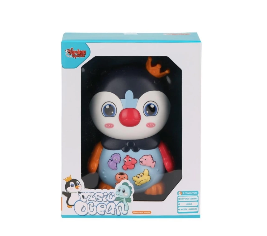 Nessiworld JLG-855-115A Işıklı ve Müzikli Penguen Pianosu -Vardem Oyuncak