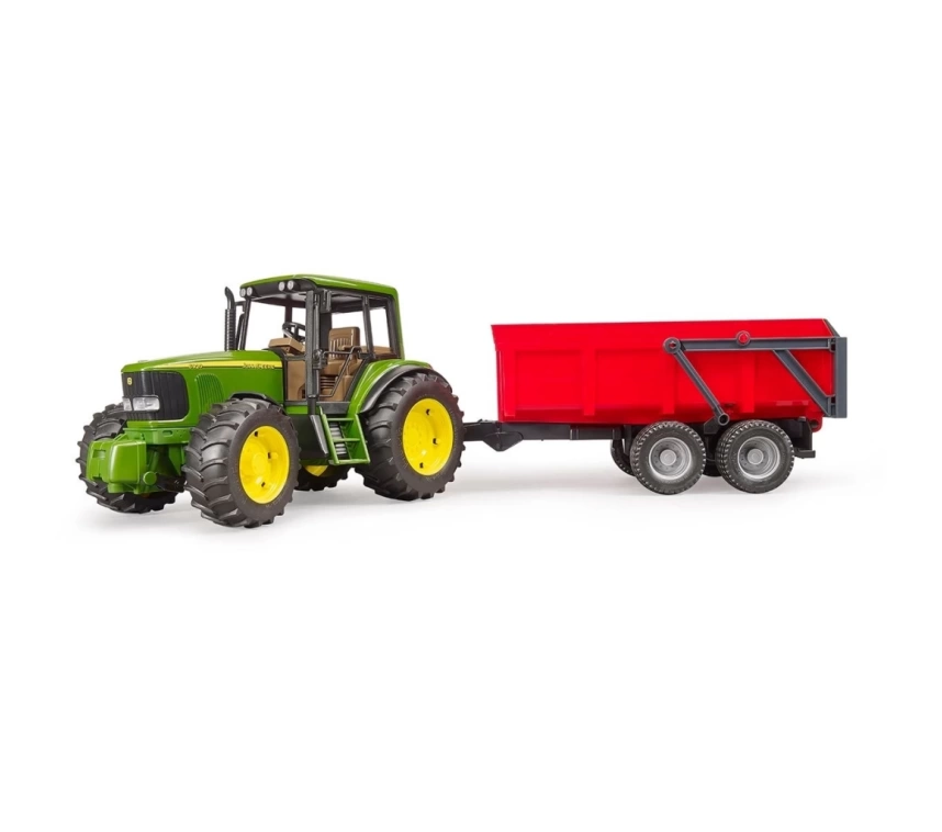 Nessiworld John Deere 6920 Traktör Ve Kırmızı Römorku