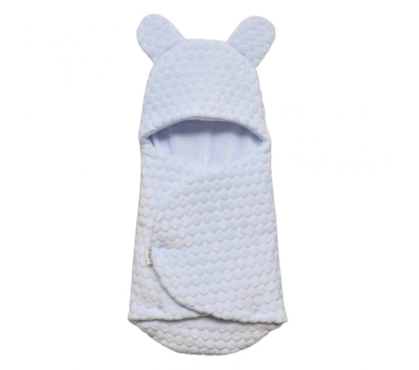Nessiworld   Kabartmalı Velboa Kundak 95025 Mavi