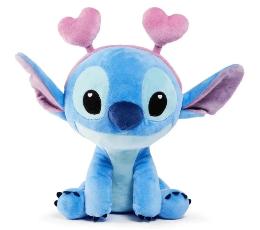 Nessiworld Kalp Kulaklıklı Stitch Peluş 25 cm