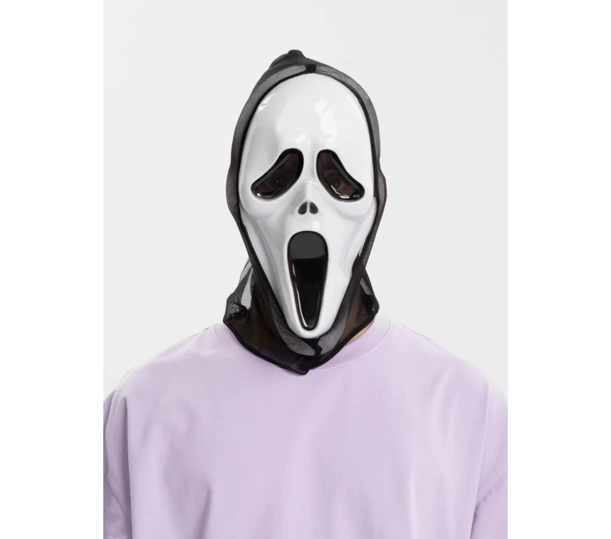 Nessiworld Kapşonlu Çığlık Maskesi Scream Maskesi - Hayalet Maskesi 33x21 cm