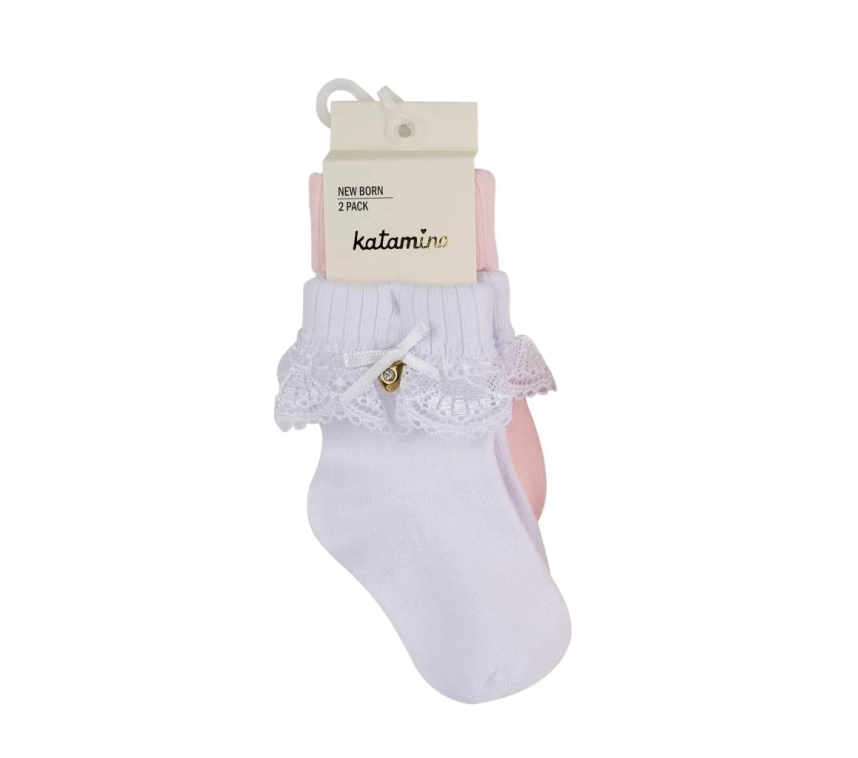 Nessiworld Katamino Amy 2li Aks. Bebek Soket K44024 Asorti