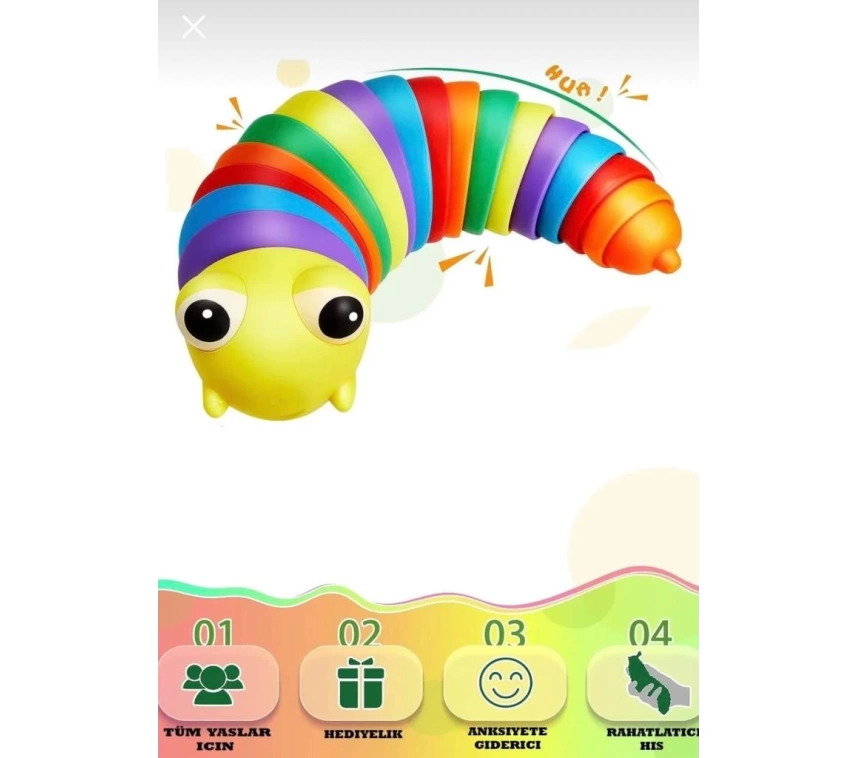 Nessiworld Kayyum Sevimli Eğitici Tırtıl 2310